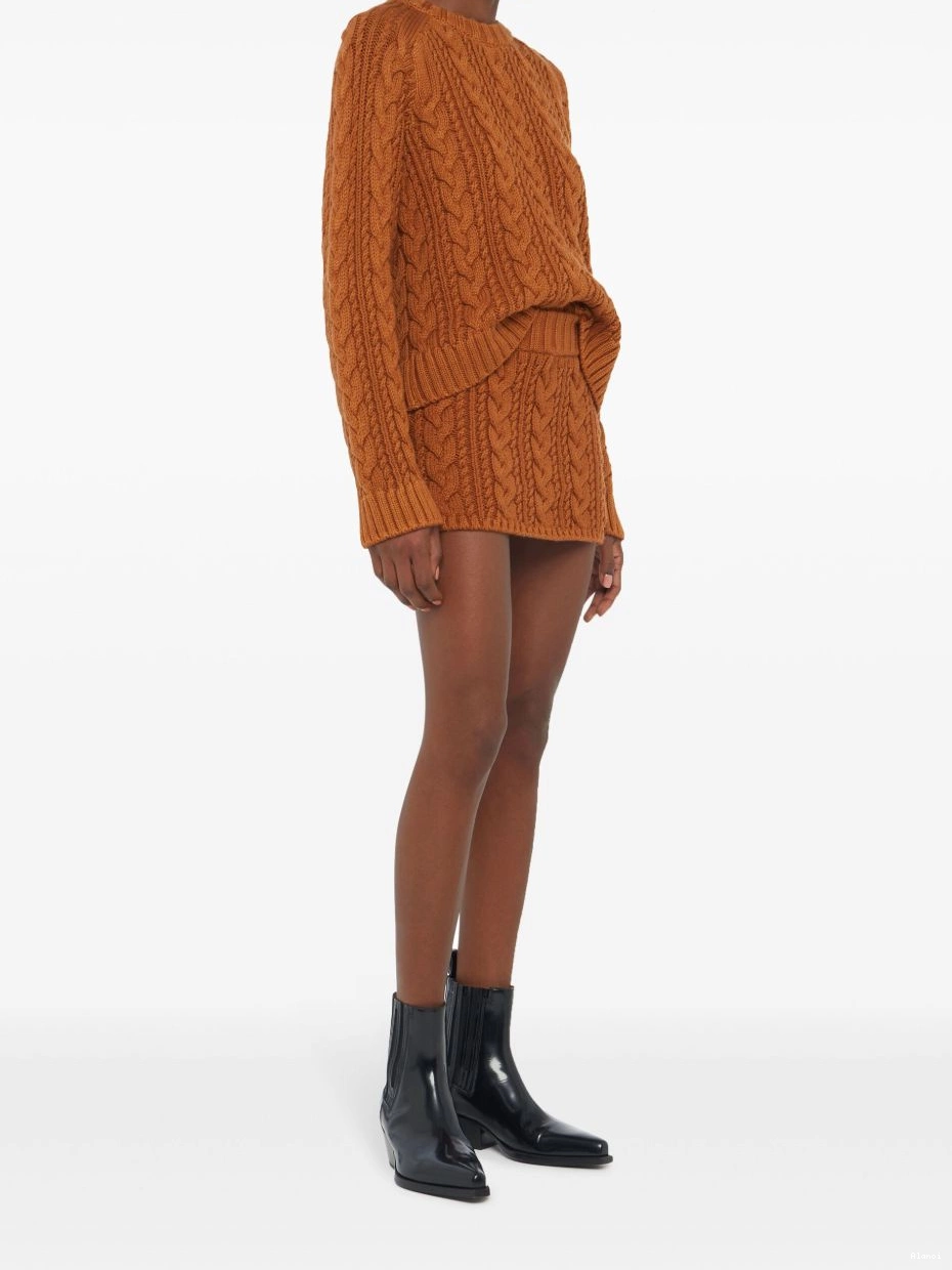 Affordable mid-rise Women skirt cable-knit Alanui 0822